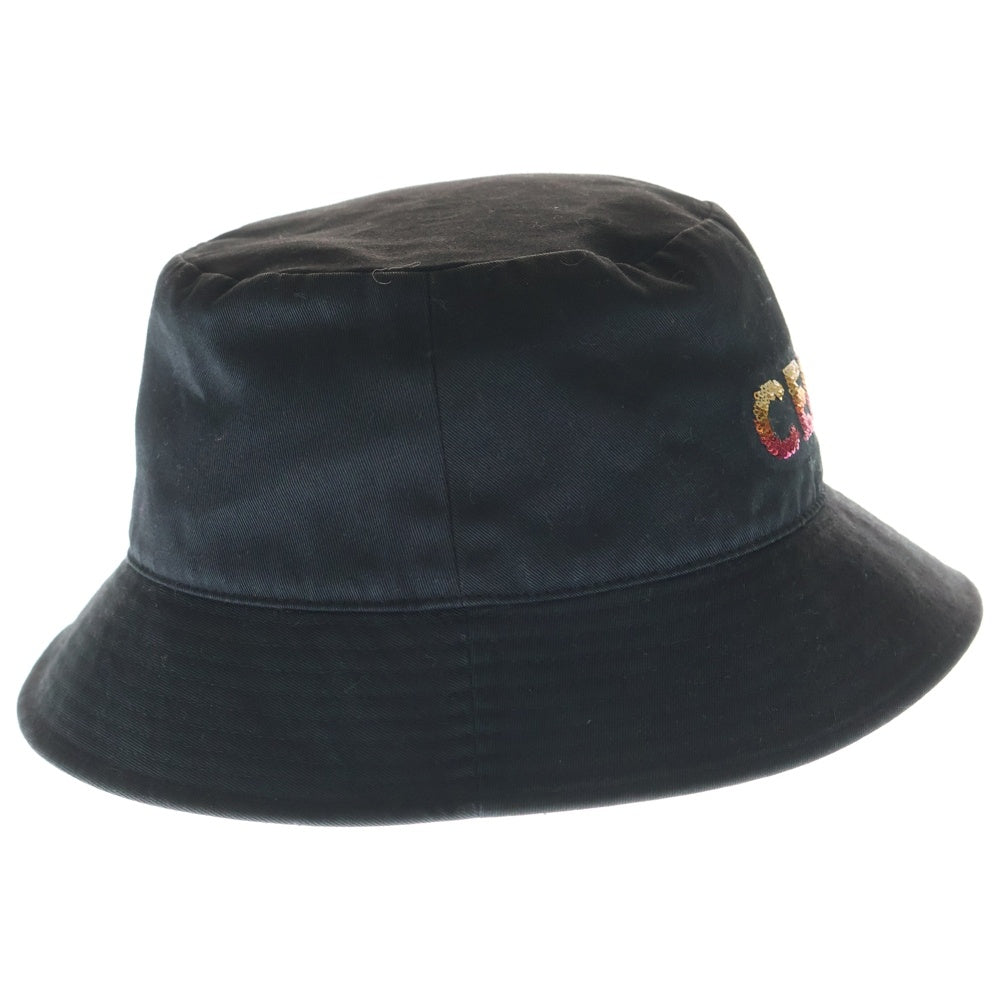 正規品　セリーヌ　ロゴ　エンブロイダリー バケットハット CELINE(セリーヌ) Bucket Hat スパンコール装飾 ロゴエンブロイダリー