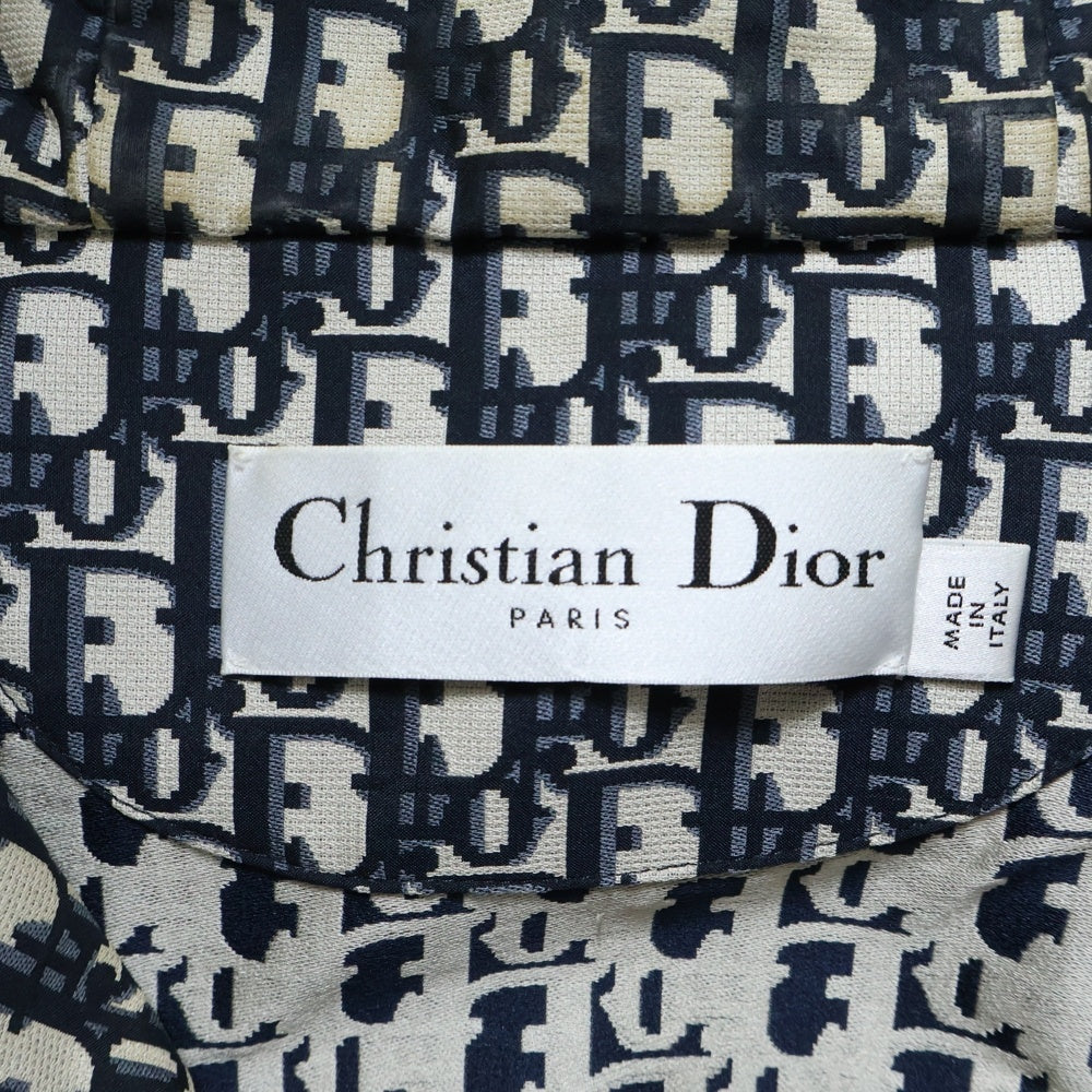 DIOR(ディオール) 20AW オブリーク テクニカルタフタ ハーフジップ プルオーバーアノラックジャケット パーカー フーディー 117C10A2970