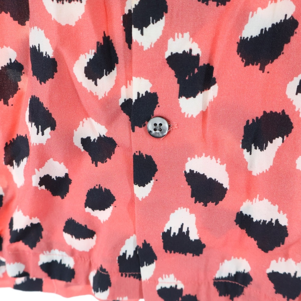 RHC Ron Herman(アールエイチシー ロンハーマン) Animal Aloha Shirts アニマルアロハシャツ ポルカドット ピンク