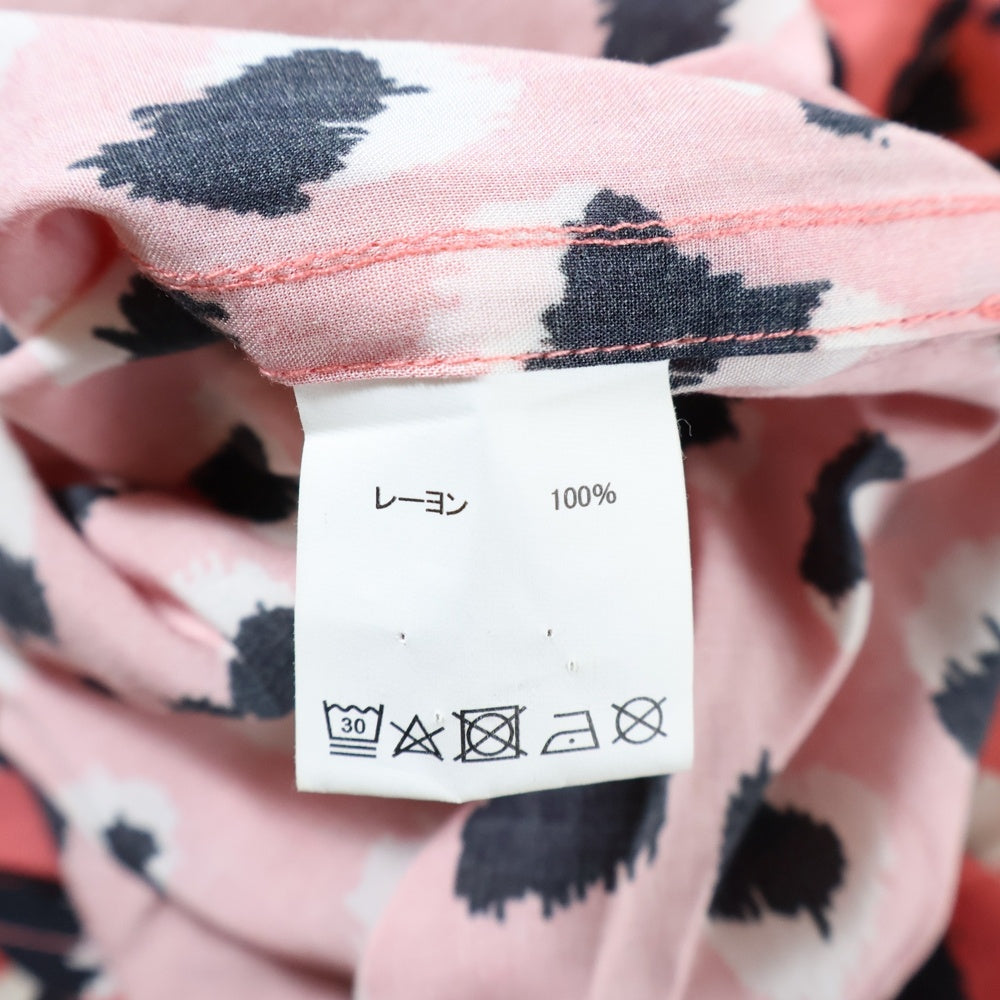 RHC Ron Herman(アールエイチシー ロンハーマン) Animal Aloha Shirts アニマルアロハシャツ ポルカドット ピンク