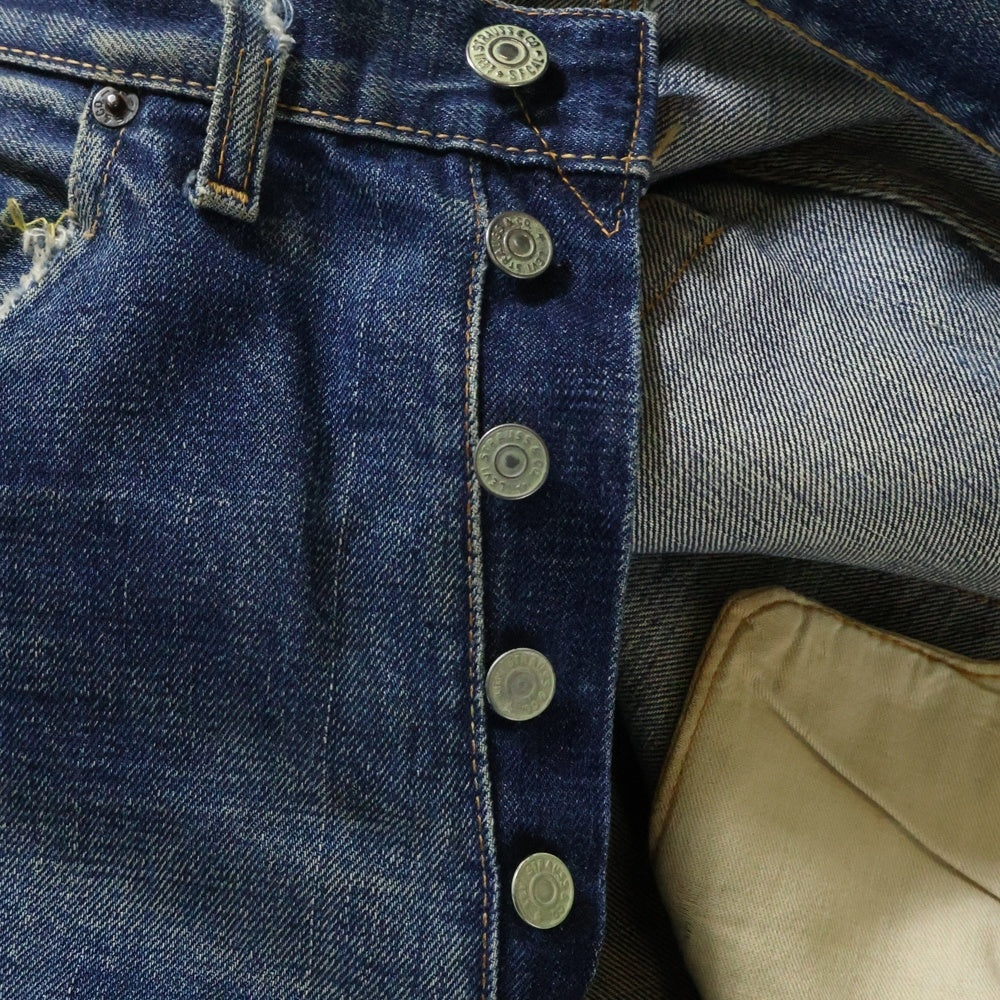 Levi's(リーバイス) 60s VINTAGE 501 BIG E ボタン裏刻印2 Vステッチ