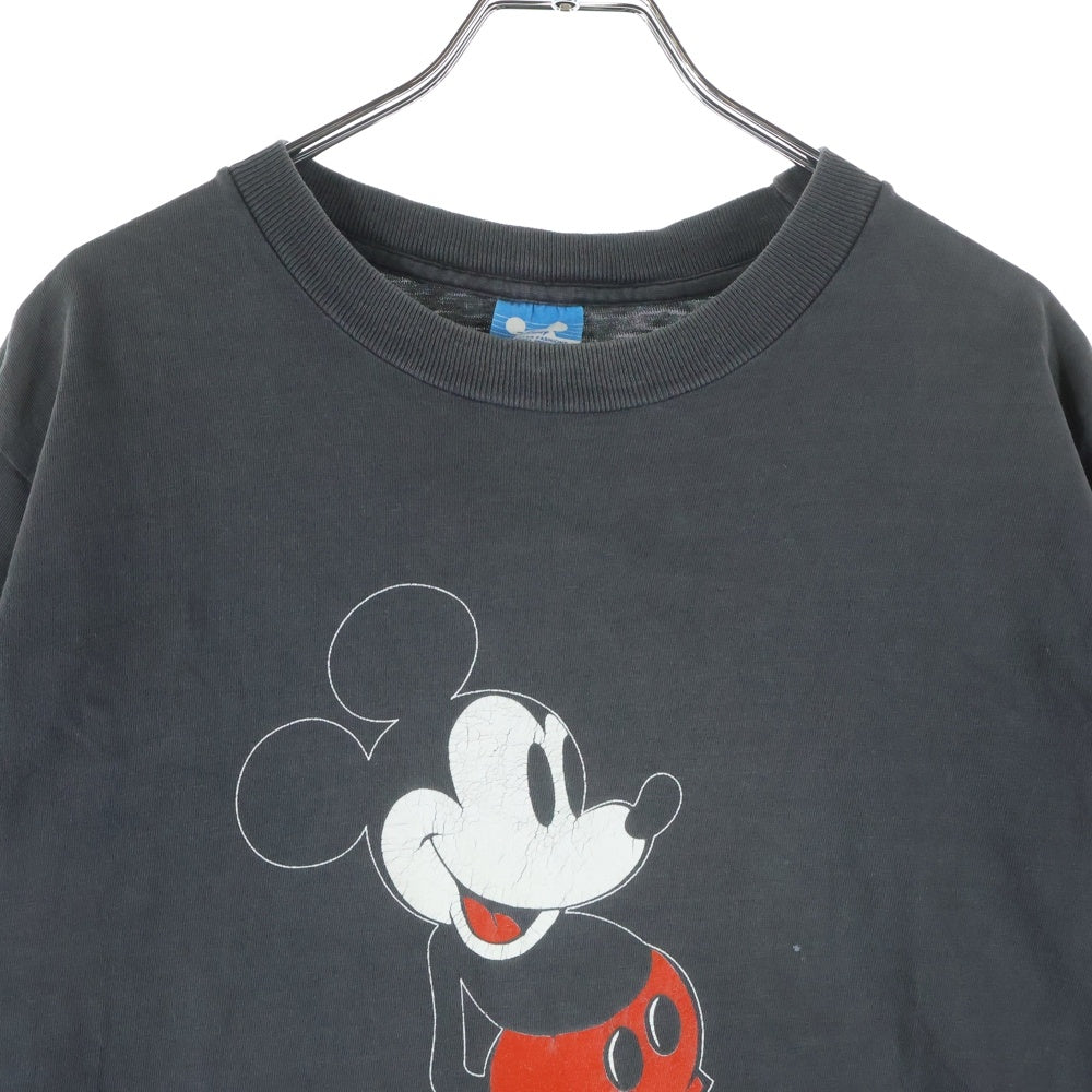 VINTAGE(ヴィンテージ) 80S Disney Mickey Mouse T-Shirt ディズニー ミッキーマウス 半袖Tシャツ グレー