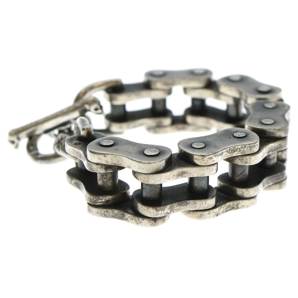 Gaboratory/Gabor(ガボラトリー/ガボール) Motorcycle Chain Bracelet (Large) ラージ モーターサイクルチェーンブレスレット シルバー