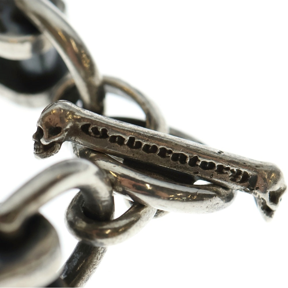 Gaboratory/Gabor(ガボラトリー/ガボール) Motorcycle Chain Bracelet (Large) ラージ モーターサイクルチェーンブレスレット シルバー