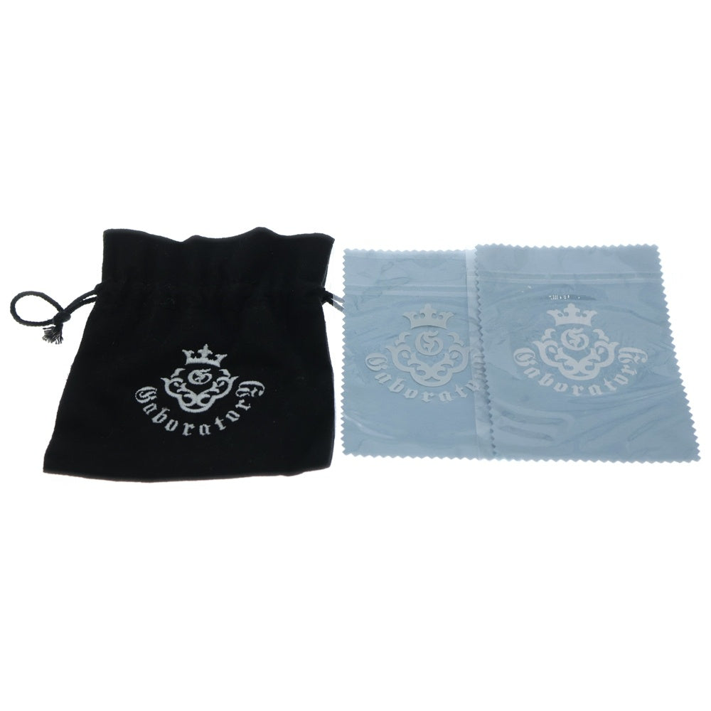 Gaboratory/Gabor(ガボラトリー/ガボール) Half Single Skull Dagger Square & H.W.O With Quarter Skull & Small Ovel Links Necklace ハーフシングルスカル ダガースクエア スカルリンク ネックレス