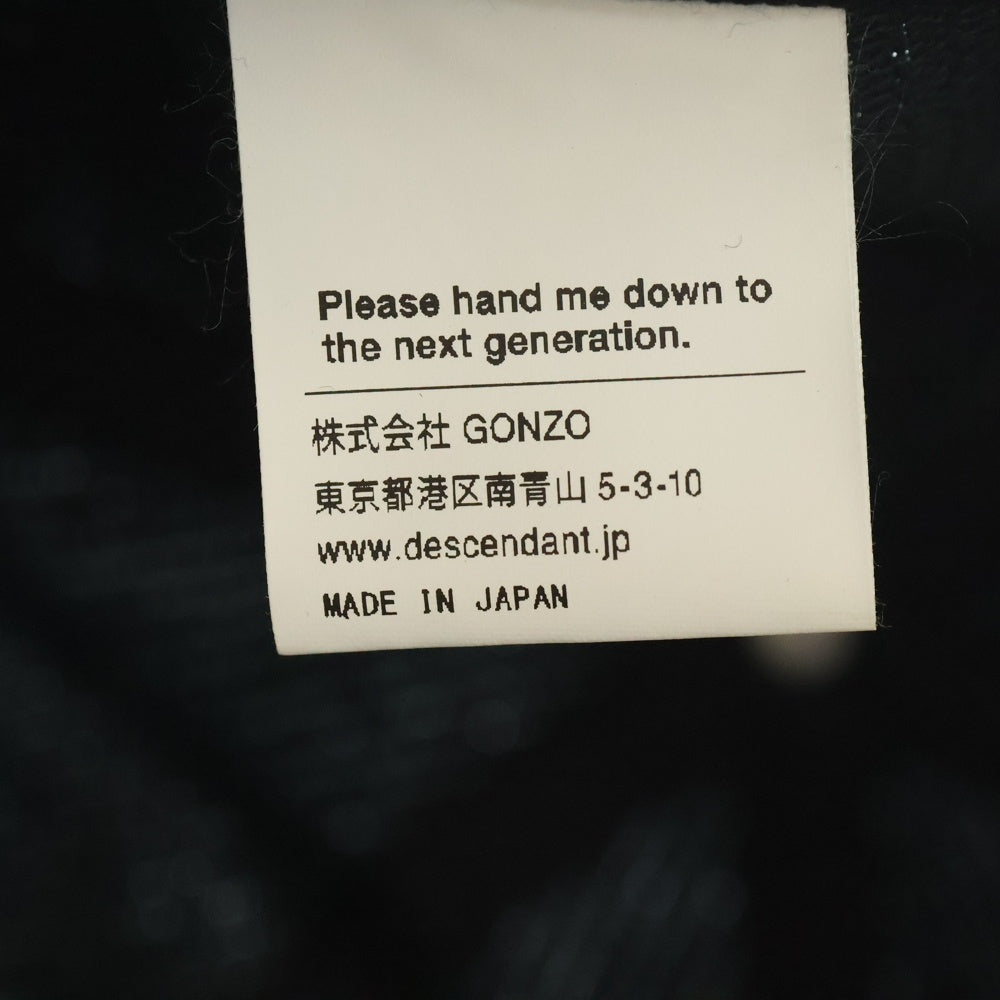 DESCENDANT(ディセンダント) LETTERED 6PANEL レタード 6パネル コーデュロイ キャップ 帽子 グリーン