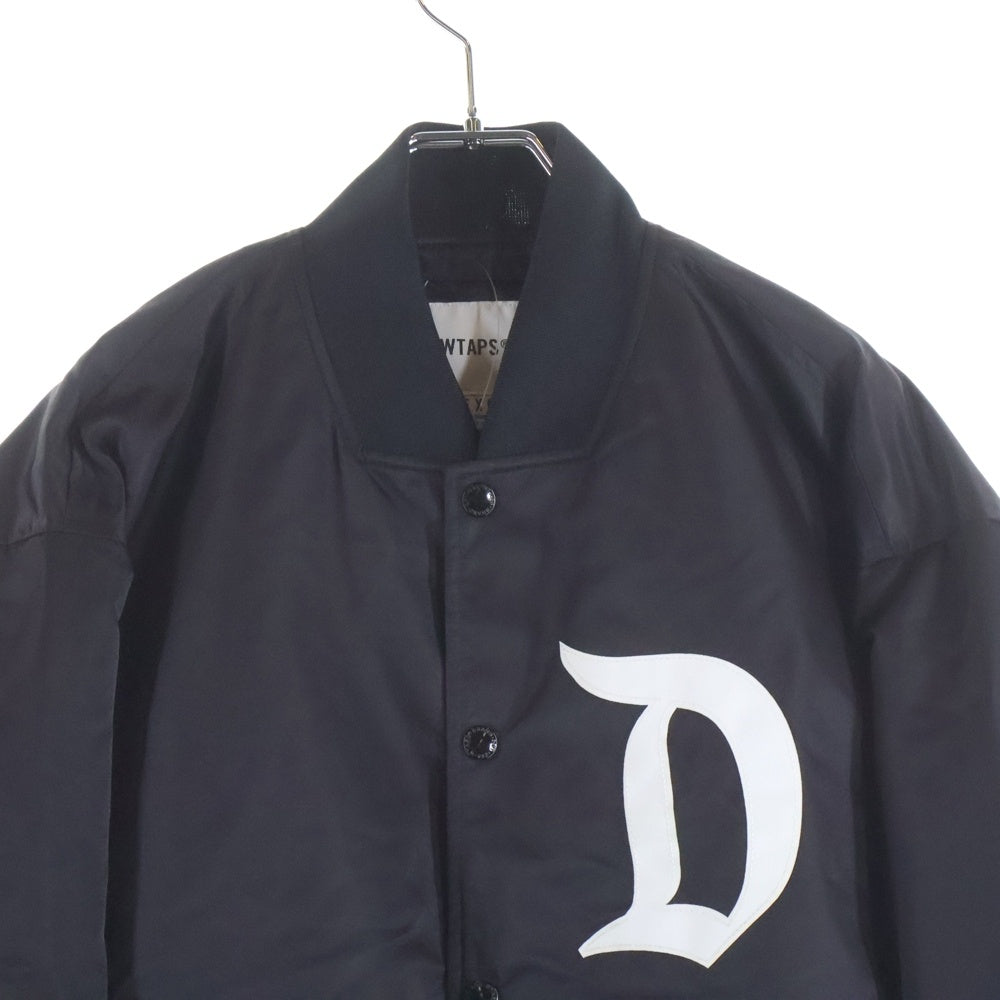 WTAPS(ダブルタップス) 23SS TEAM JACKET チームジャケット ブラック 231TQDT-JKM01