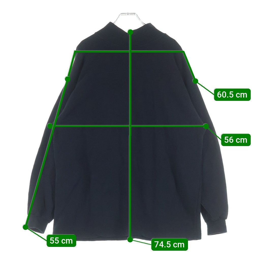 DESCENDANT(ディセンダント) TORTOISE MOCK NECK トートイスモックネック ロングTシャツ ブラック