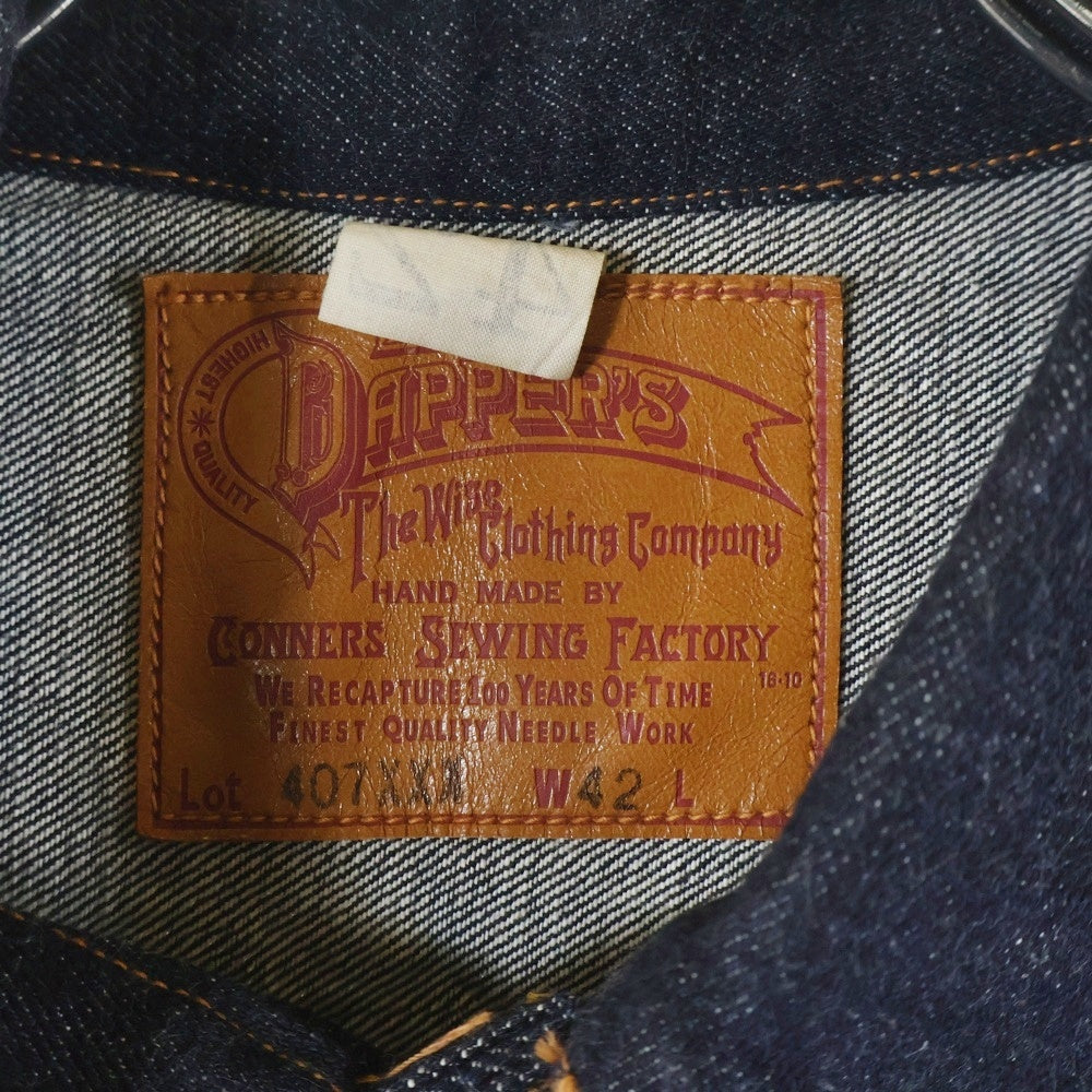 ONE PIECE OF ROCK(ワンピースオブロック) ONE PIECE OF ROCK DAPPER'S ワンピースオブロック ダッパーズ 407XXX 2ND LOT1348 セカンドデニムジャケット インディゴ