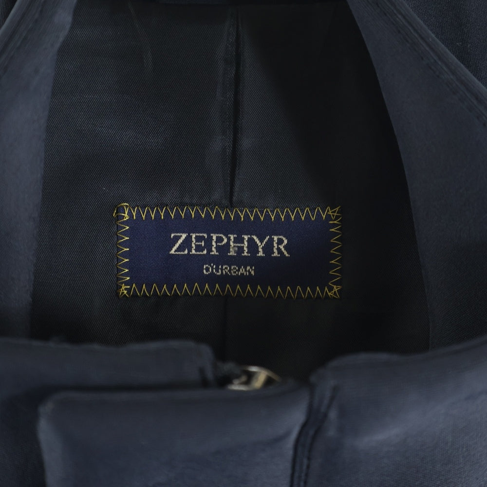 NO BRAND(ノーブランド) ZEPHYR DURBAN ゼファー ダーバン ハイネックジップアップジャケット ブラック