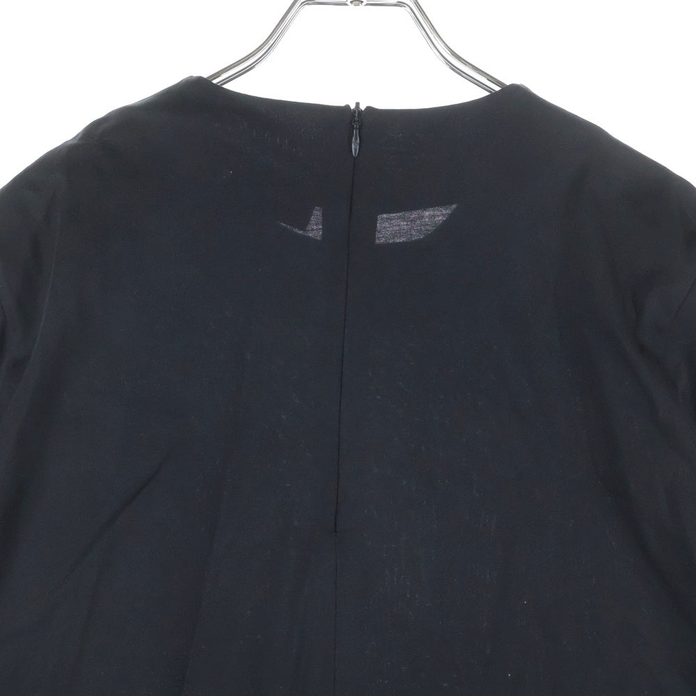 MONCLER(モンクレール) ロゴプリント バックジップ クルーネック半袖T