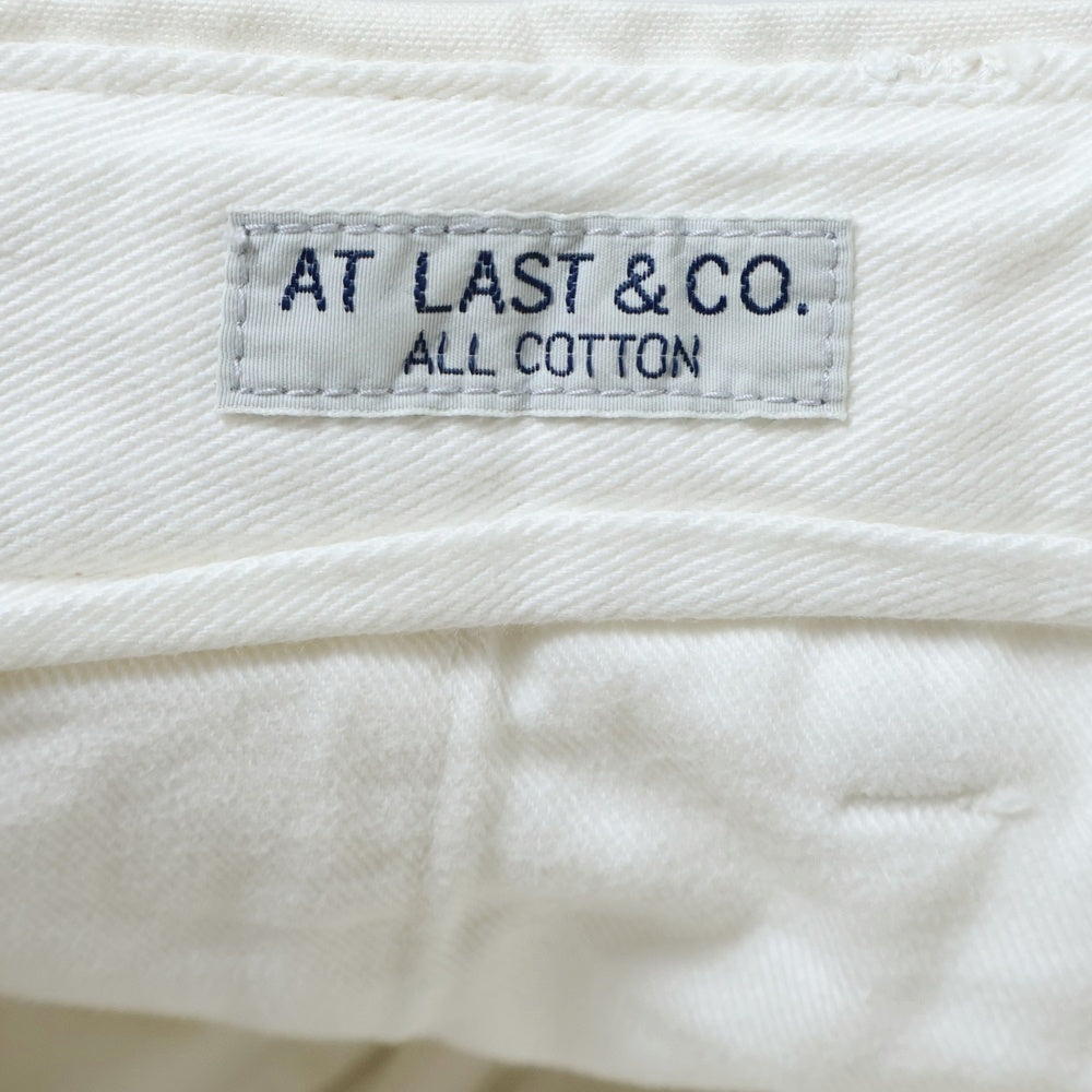 AT LAST & CO(アットラスト) CHINO WORK PANTS チノパンツ ホワイト