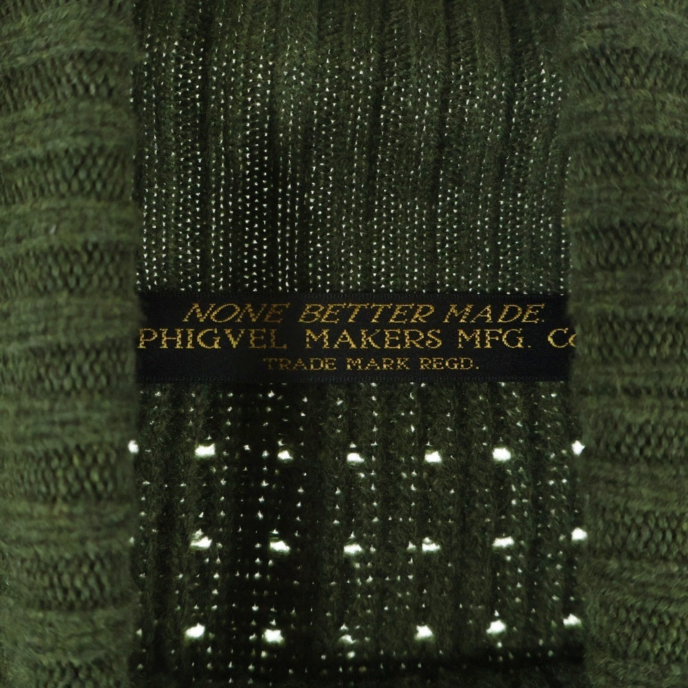 PHIGVEL(フィグベル) MIL TURTLE NECK KNIT ウールタートルネックニットセーター カーキ PMAC-KN04