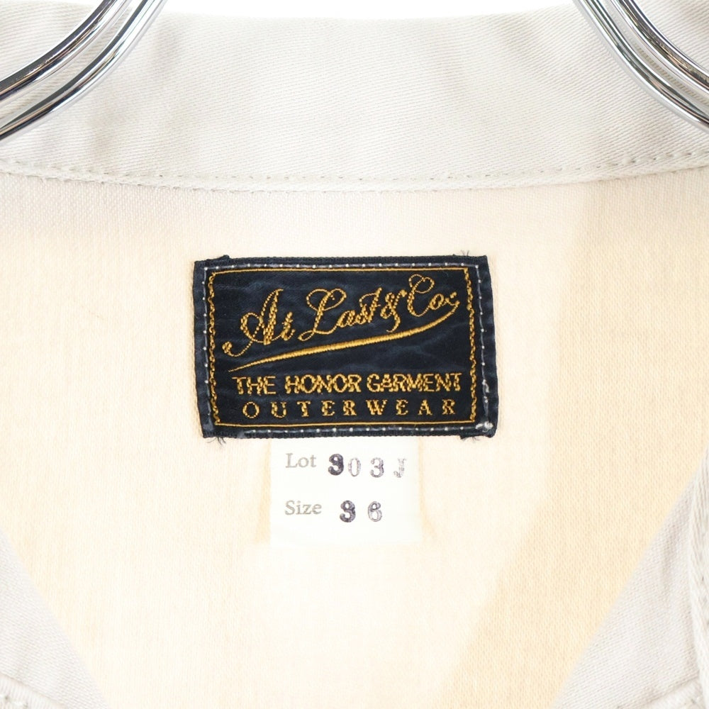 AT LAST & CO(アットラスト) LOT303J 1ST TYPE WORK JACKET ワークジャケット アイボリー