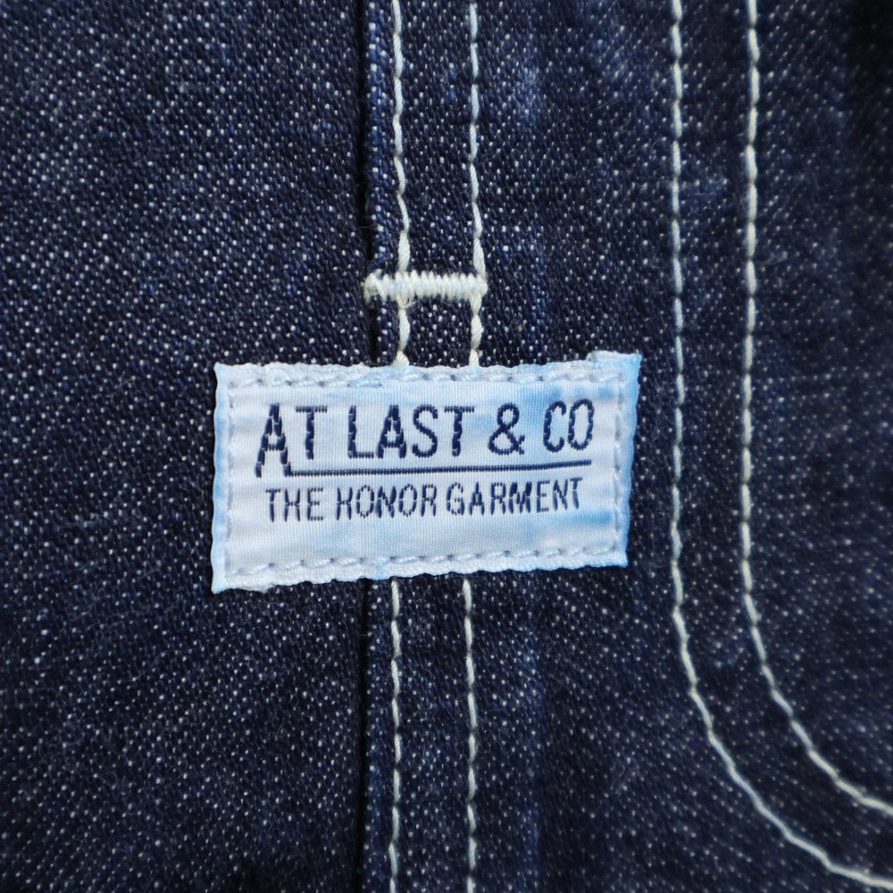 AT LAST & CO(アットラスト) DENIM COVERALLS デニムカバーオール デニムジャケット インディゴ