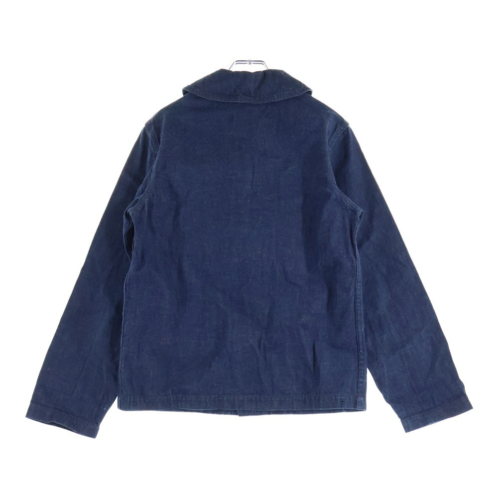 AT LAST & CO(アットラスト) SHAWL COLLAR COVERALL デニムショールカバーオールジャケット インディゴ