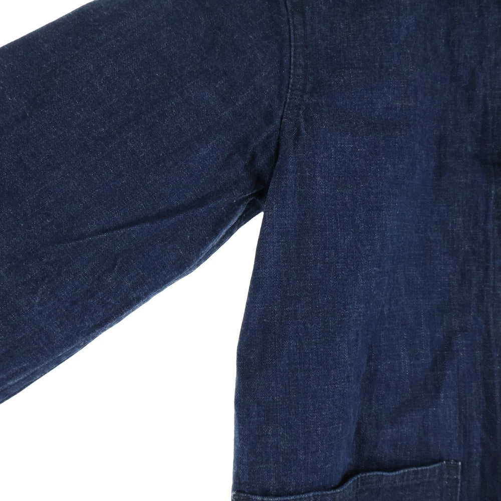 AT LAST & CO(アットラスト) SHAWL COLLAR COVERALL デニムショールカバーオールジャケット インディゴ