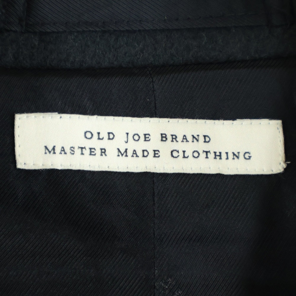 OLD JOE(オールドジョー) BEAVER CLOTH DOUBLE BREASTED COAT ビーバークロス ダブルブレスト カシミヤ混 ウールロングコート ブラック 172JK11