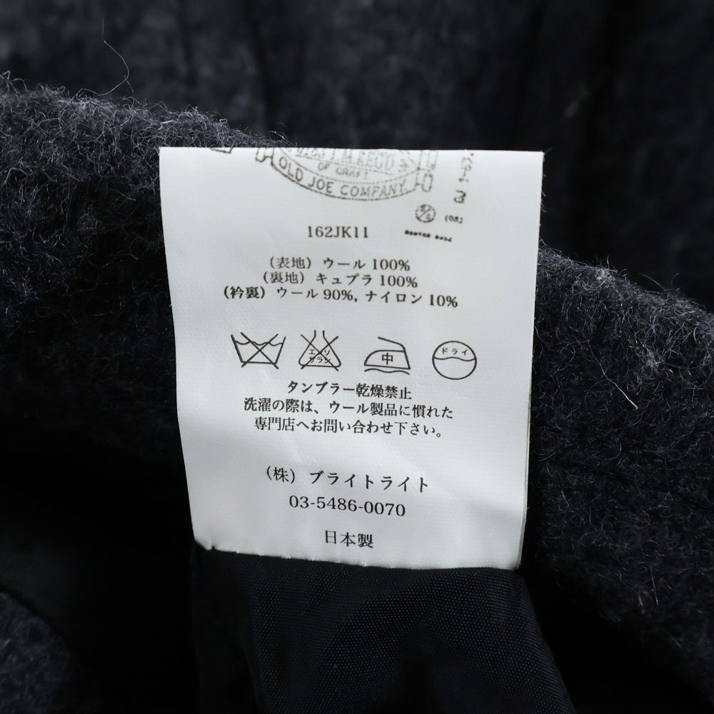 OLD JOE(オールドジョー) NAPPING WOOL RIDING COAT ナッピング ウールライディングコート グレー 162JK11