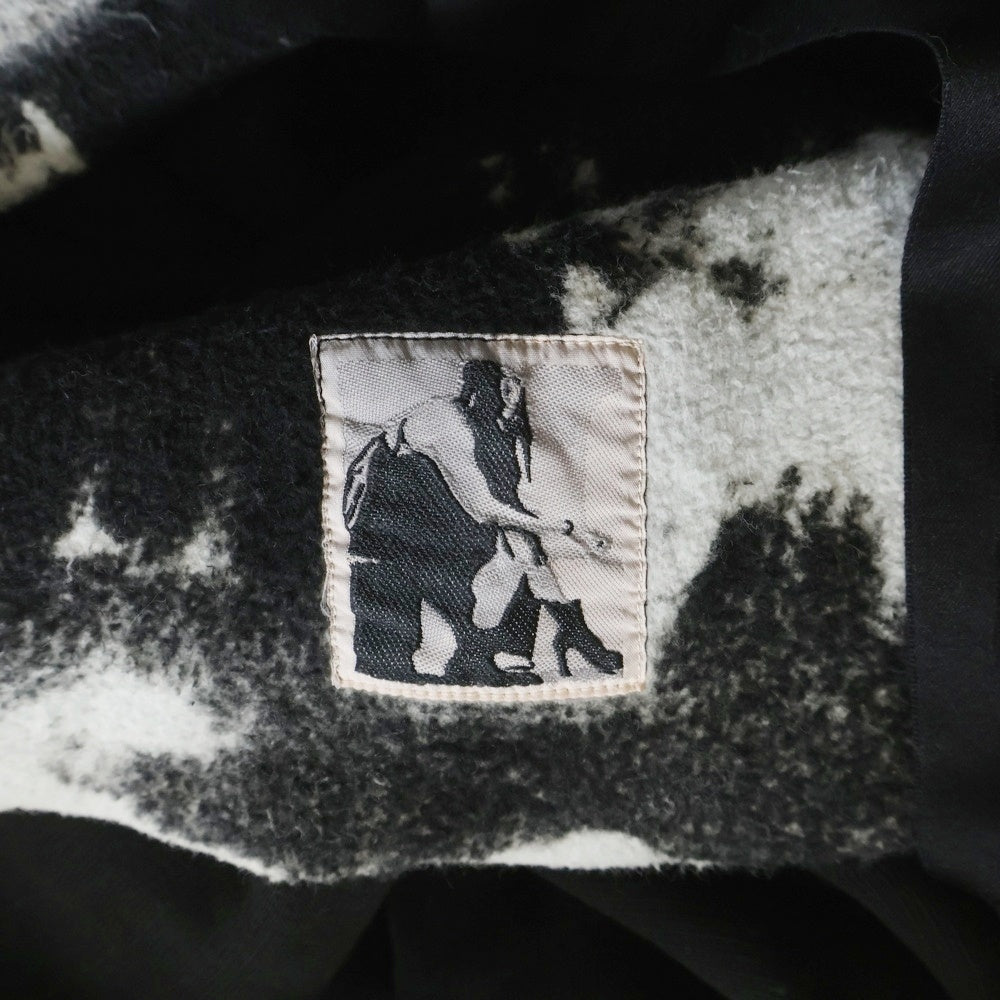 DRKSHDW(ダークシャドウ) 24AW Sun Cropped Hoodie クロップド プルオーバースウェットパーカー フーディー ブラック DS02D2222-FSUN