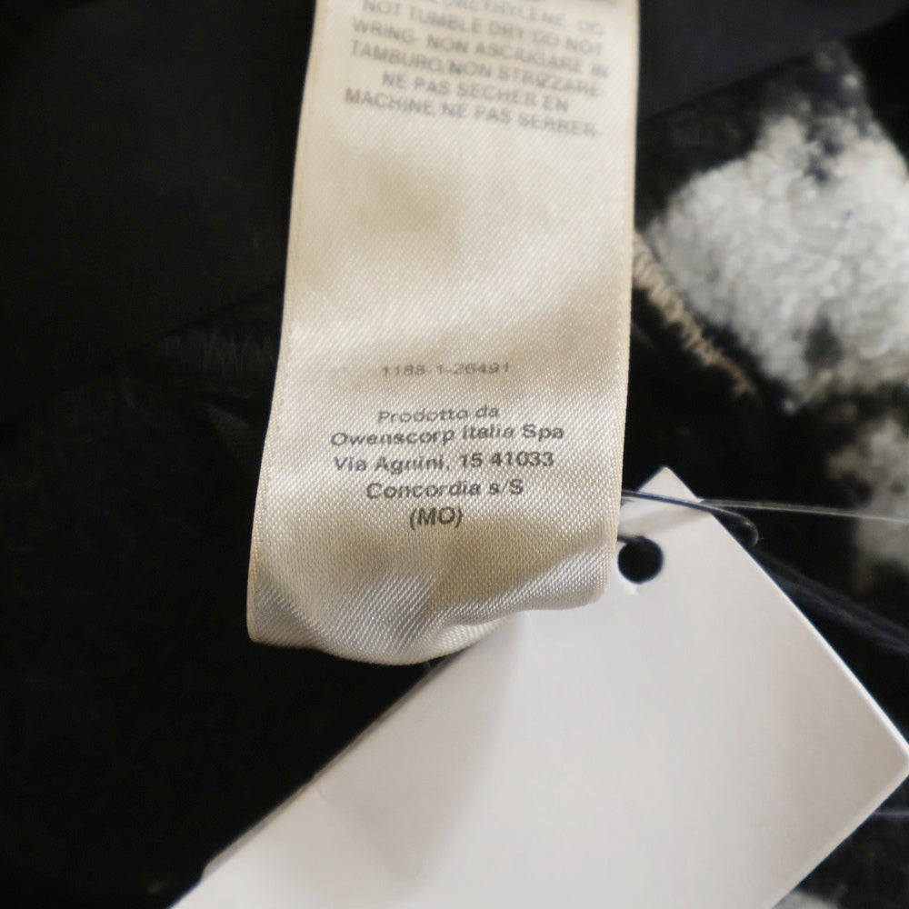 DRKSHDW(ダークシャドウ) 24AW Sun Cropped Hoodie クロップド プルオーバースウェットパーカー フーディー ブラック DS02D2222-FSUN