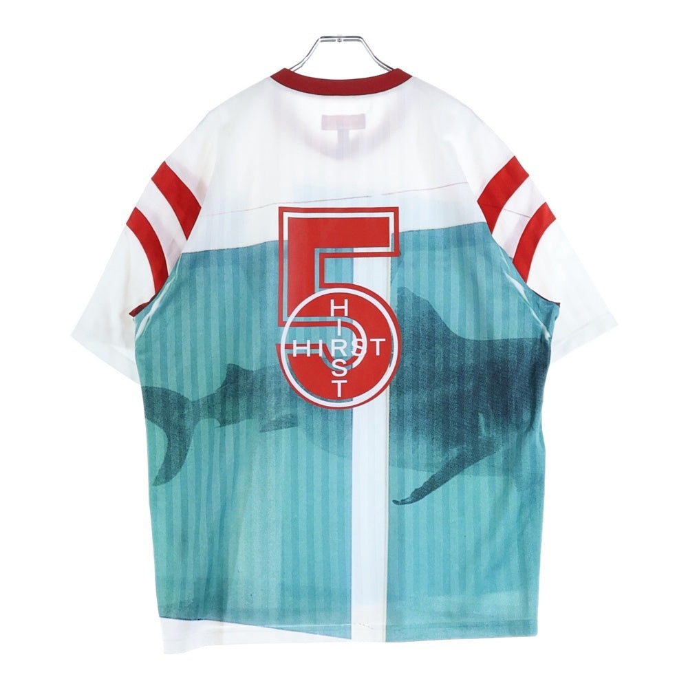 SUPREME(シュプリーム) 25SS×Damien Hirst Soccer Jersey ダミアンハースト サッカージャージ 半袖Tシャツ ゲームシャツ ホワイト