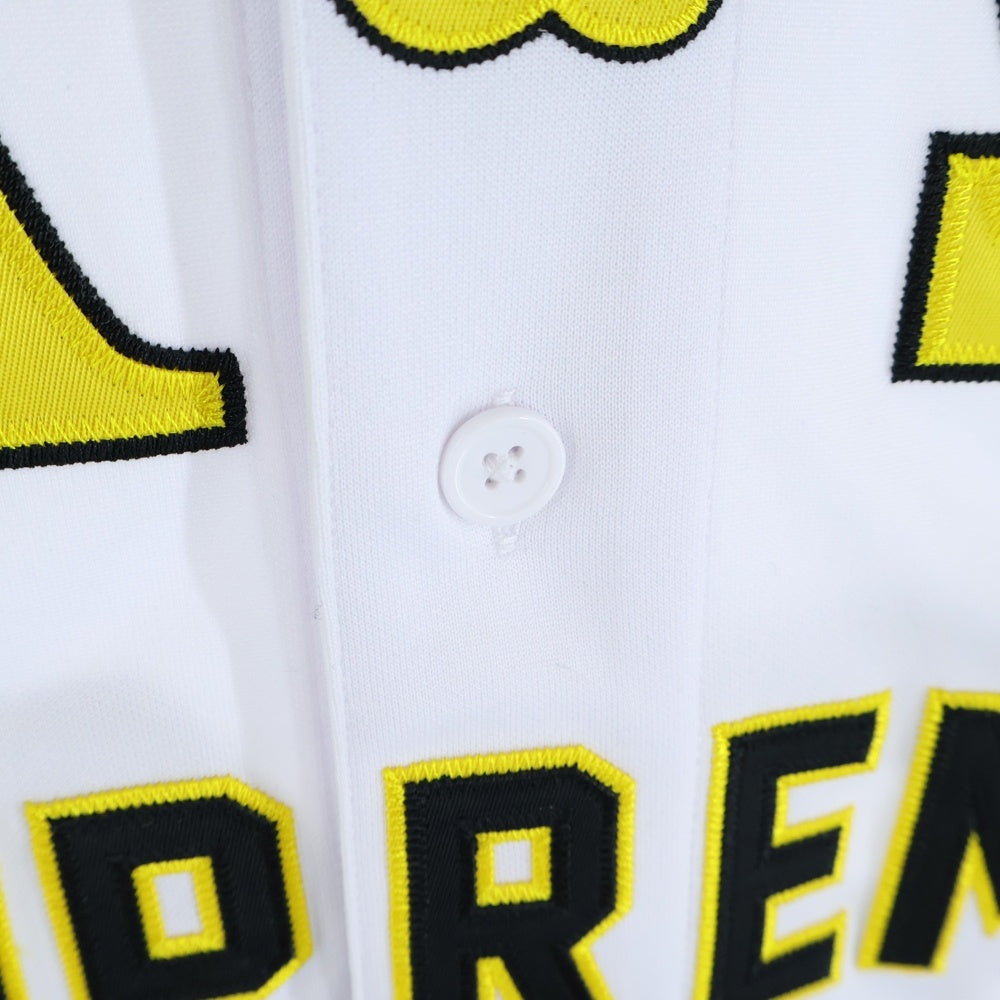 SUPREME(シュプリーム) 24AW Alpha Omega Baseball Jersey アルファオメガ ベースボール 半袖シャツ ホワイト
