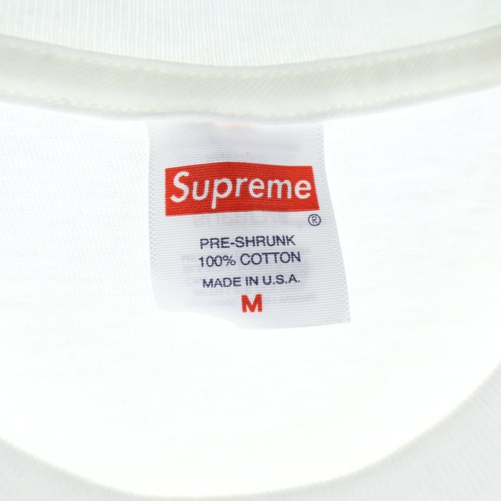 SUPREME(シュプリーム) 24SS ×Alice Coltrane Satchidananda Tee アリス コルトレーン サッチダーナンダ 半袖Tシャツ カットソー ホワイト