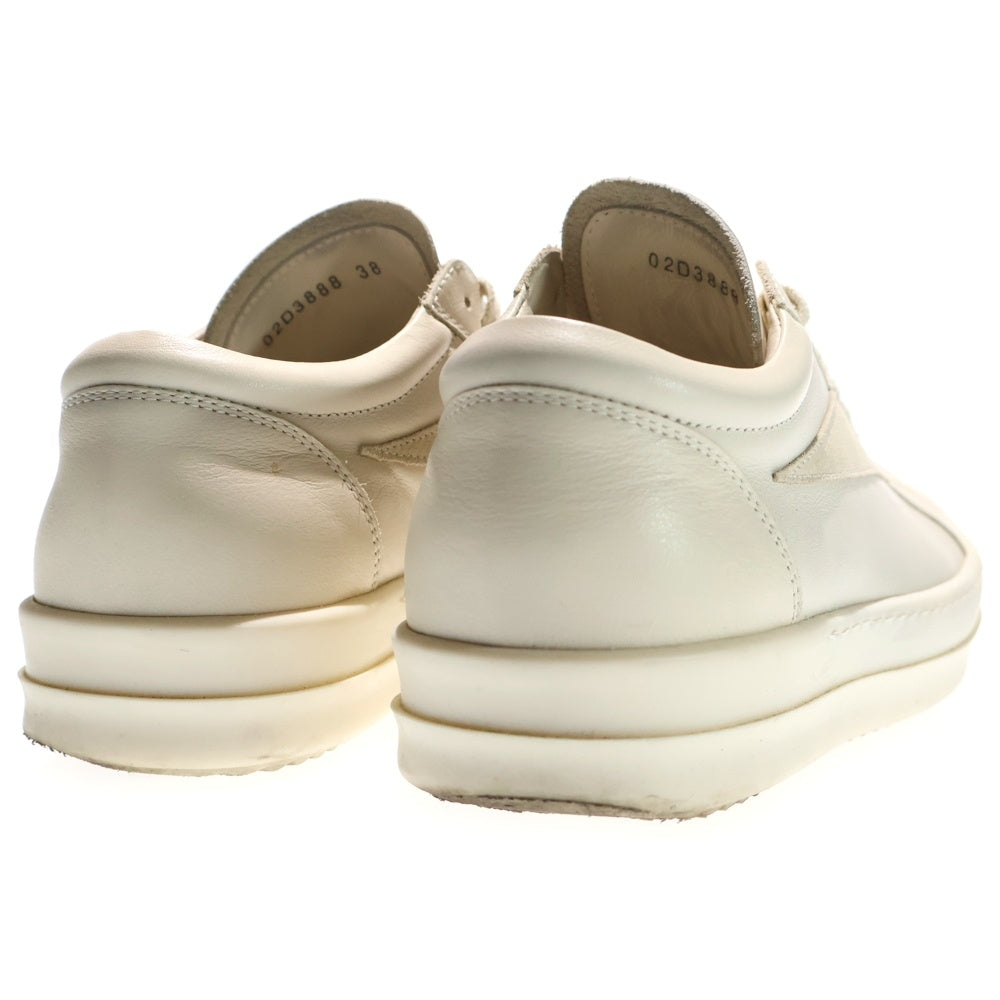 Rick Owens(リックオウエンス) VINTAGE SNEAKS ヴィンテージスニーカー レザーローカットスニーカー ホワイト RP02D3888 LCOLVS