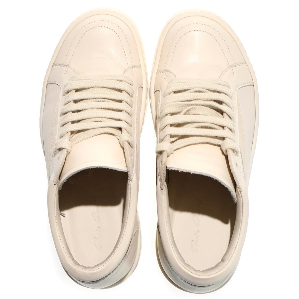 Rick Owens(リックオウエンス) VINTAGE SNEAKS ヴィンテージスニーカー レザーローカットスニーカー ホワイト RP02D3888 LCOLVS