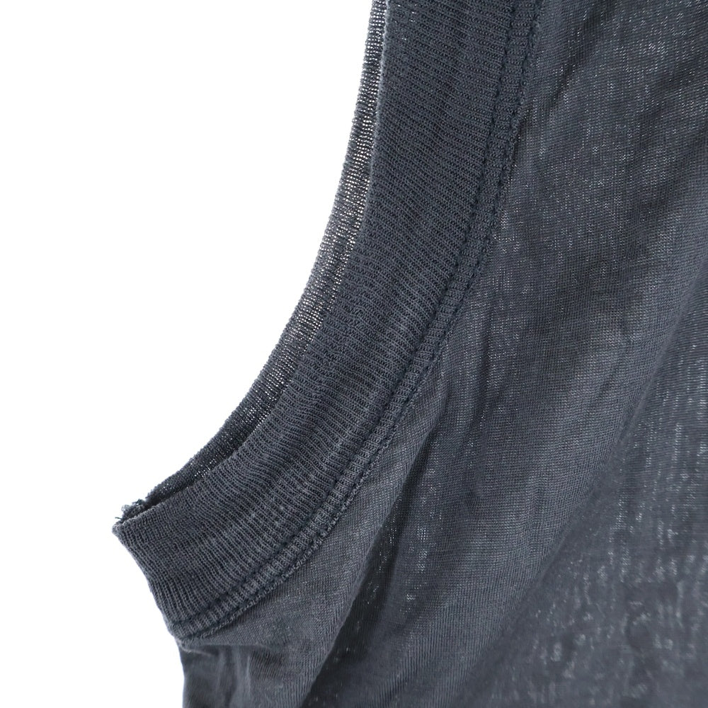 Rick Owens(リックオウエンス) 19SS Tanktop ノースリーブシャツ タンクトップ グレー RP19S6102-JR