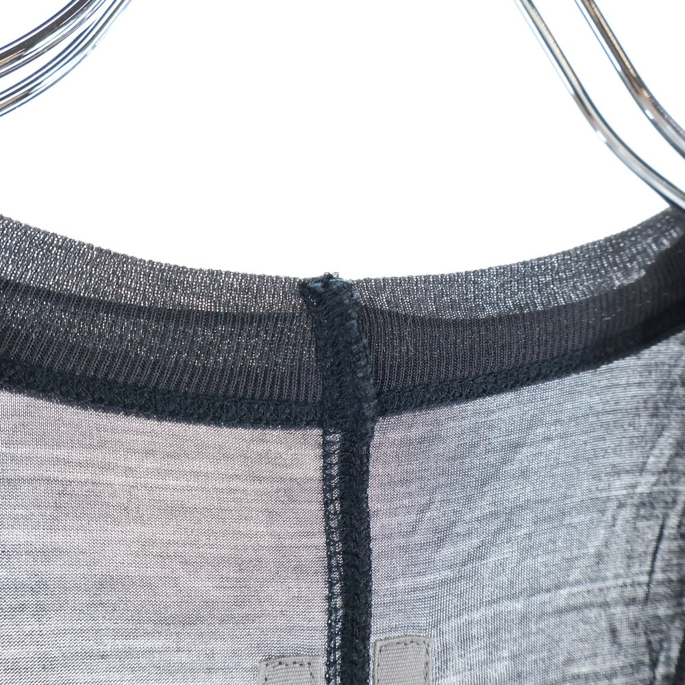 Rick Owens(リックオウエンス) 19SS Tanktop ノースリーブシャツ タンクトップ グレー RP19S6102-JR