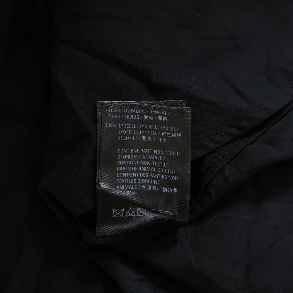 BALENCIAGA(バレンシアガ) Large Fit Shirt シャドーロゴ オーバーサイズ 半袖シャツ ブラック 681702 TLM16