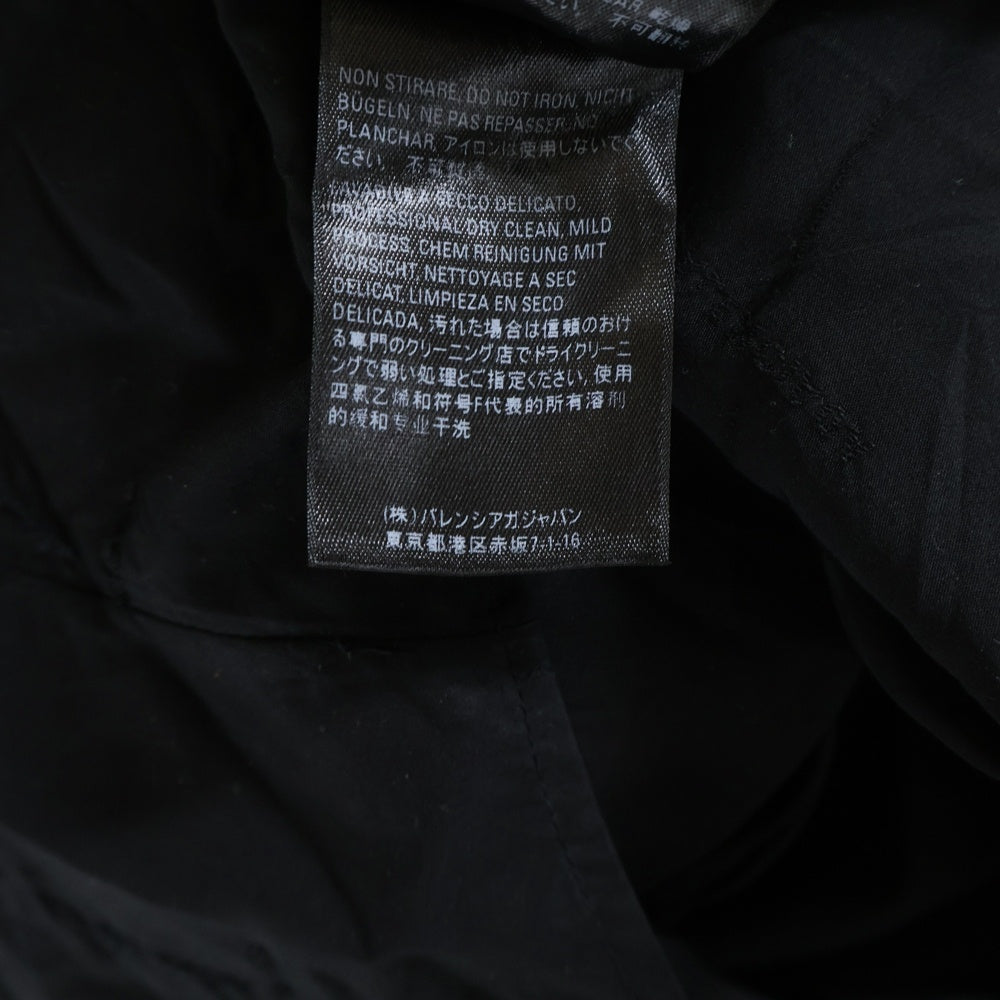 BALENCIAGA(バレンシアガ) Large Fit Shirt シャドーロゴ オーバーサイズ 半袖シャツ ブラック 681702 TLM16