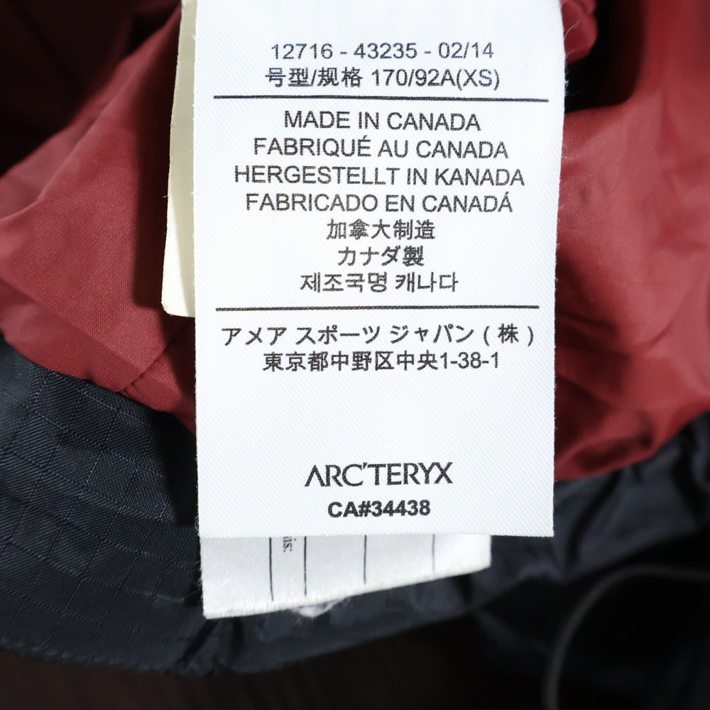ARC'TERYX(アークテリクス) SOLO HOODIE JACKET ソロ フーデッドジャケット ブラック