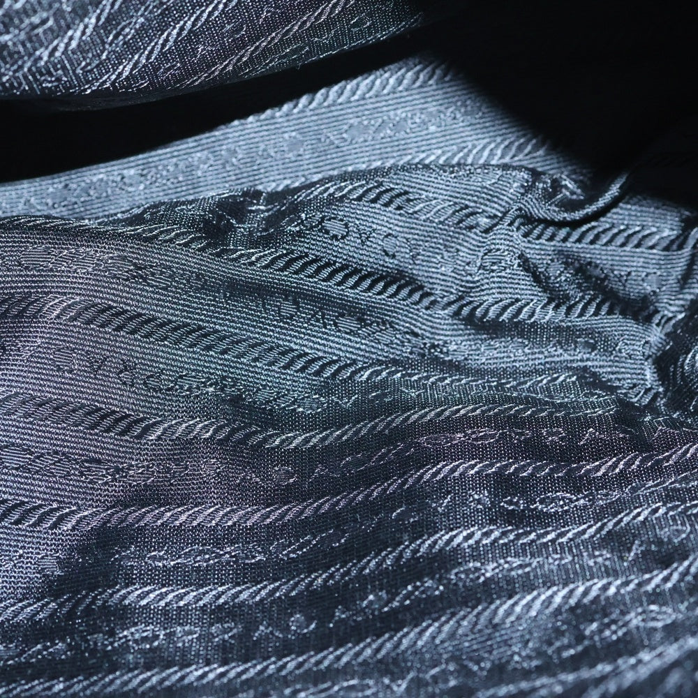 PRADA(プラダ) トライアングルロゴ ナイロン チェーン バッグ ブラック レディース