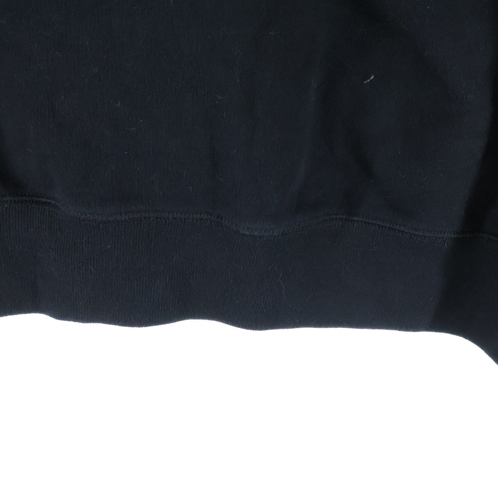 OFF-WHITE(オフホワイト) 21SS Hoodie ロゴプリント プルオーバースウェットパーカー フーディー ブラック OMBB073S21FLE001