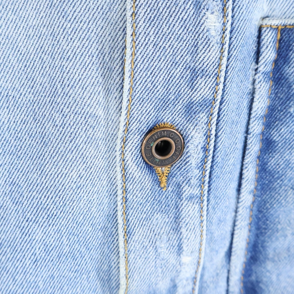 OFF-WHITE(オフホワイト) 19AW Spray Denim Jacket スプレーロゴ デニムジャケット インディゴ OMYD015E19386037