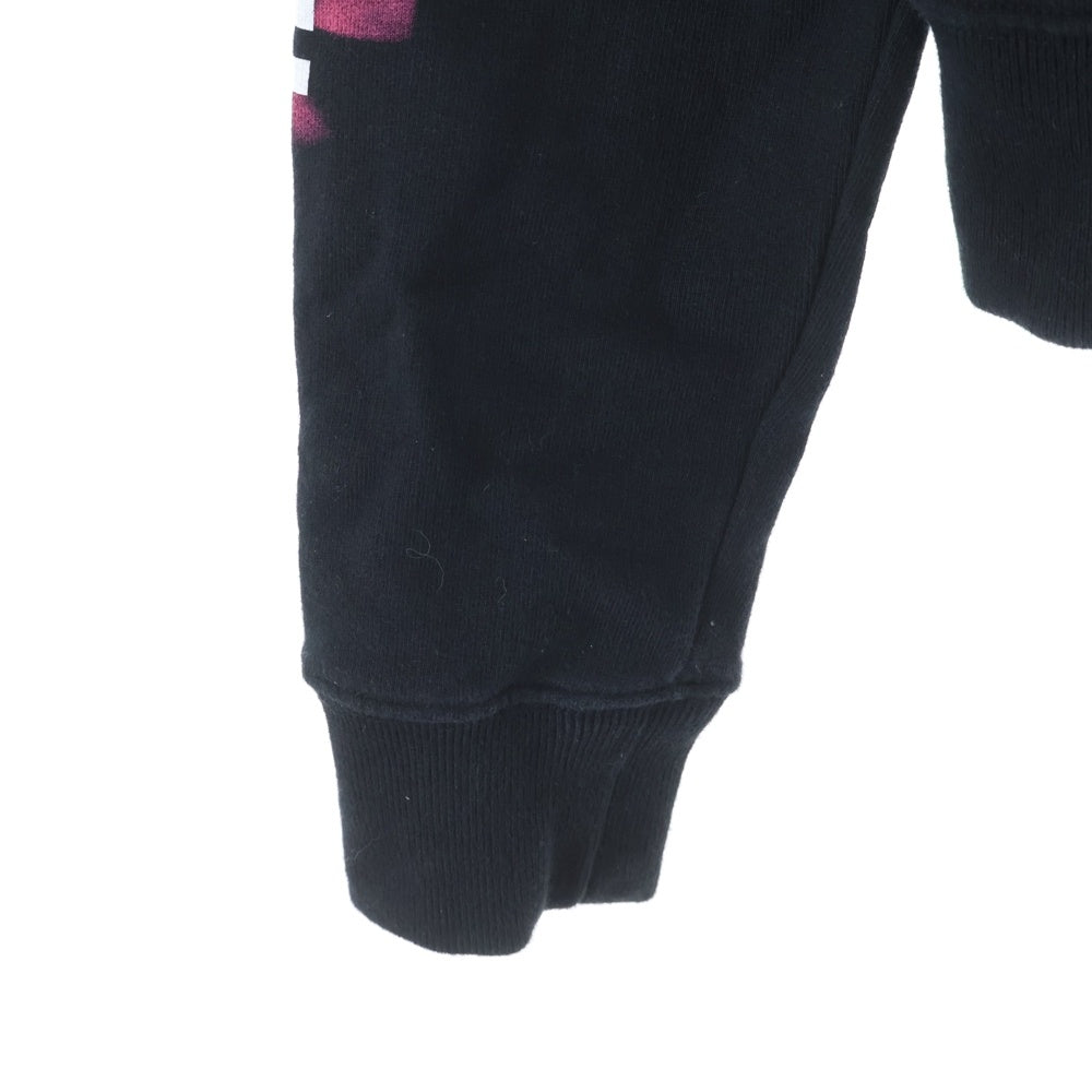 OFF-WHITE(オフホワイト) 19SS Diagonal Stencil Hoodie ステンシル ダイアゴナル プルオーバースウェットパーカー フーディー ブラック OMBB034R19003015