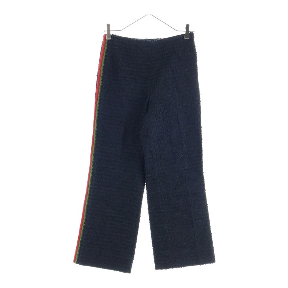 GUCCI(グッチ) Tweed Trousers ツイード トラウザーズパンツ ブラック 718293 ZAA0O