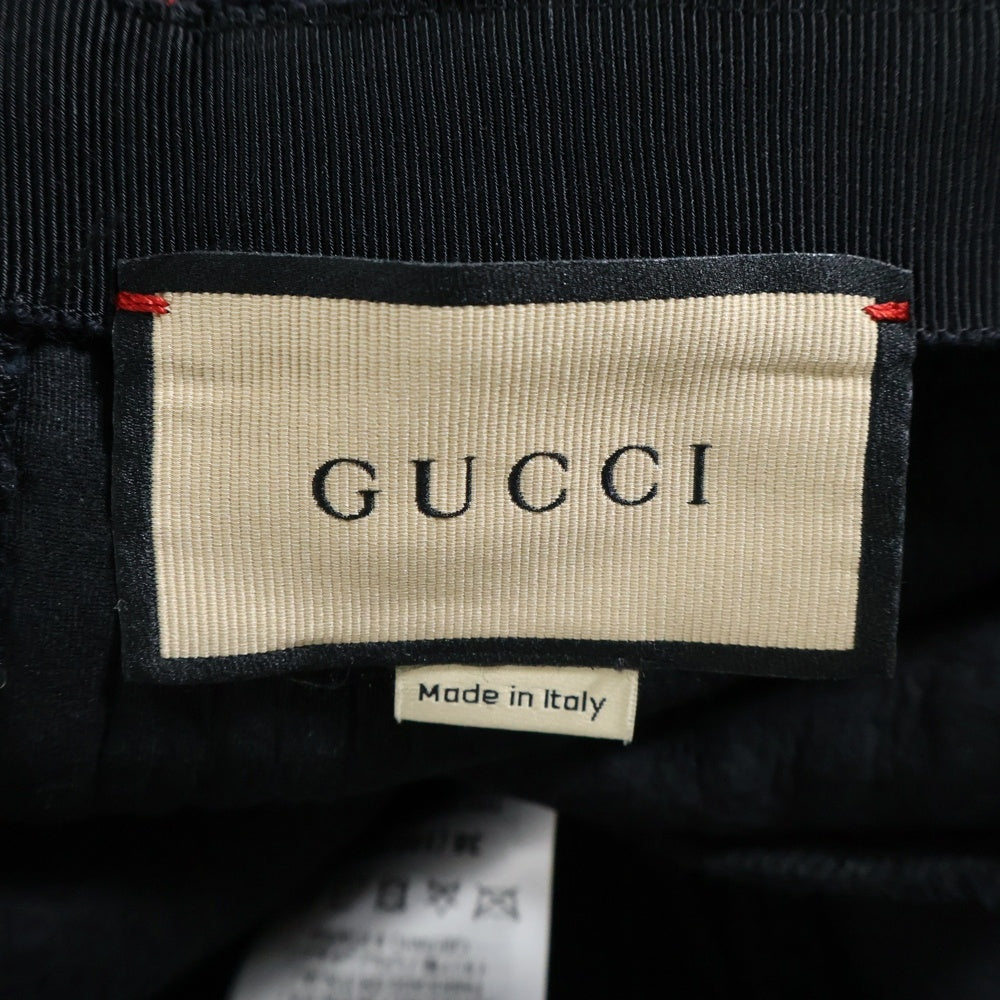 GUCCI(グッチ) Tweed Trousers ツイード トラウザーズパンツ ブラック 718293 ZAA0O