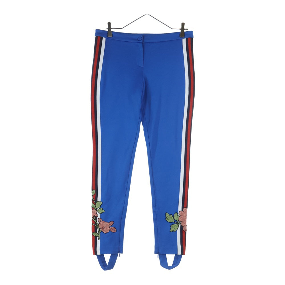 GUCCI(グッチ) Embroidery Jersey Pants ロゴ刺繍 ジャージーパンツ ブルー 473357 X5S58