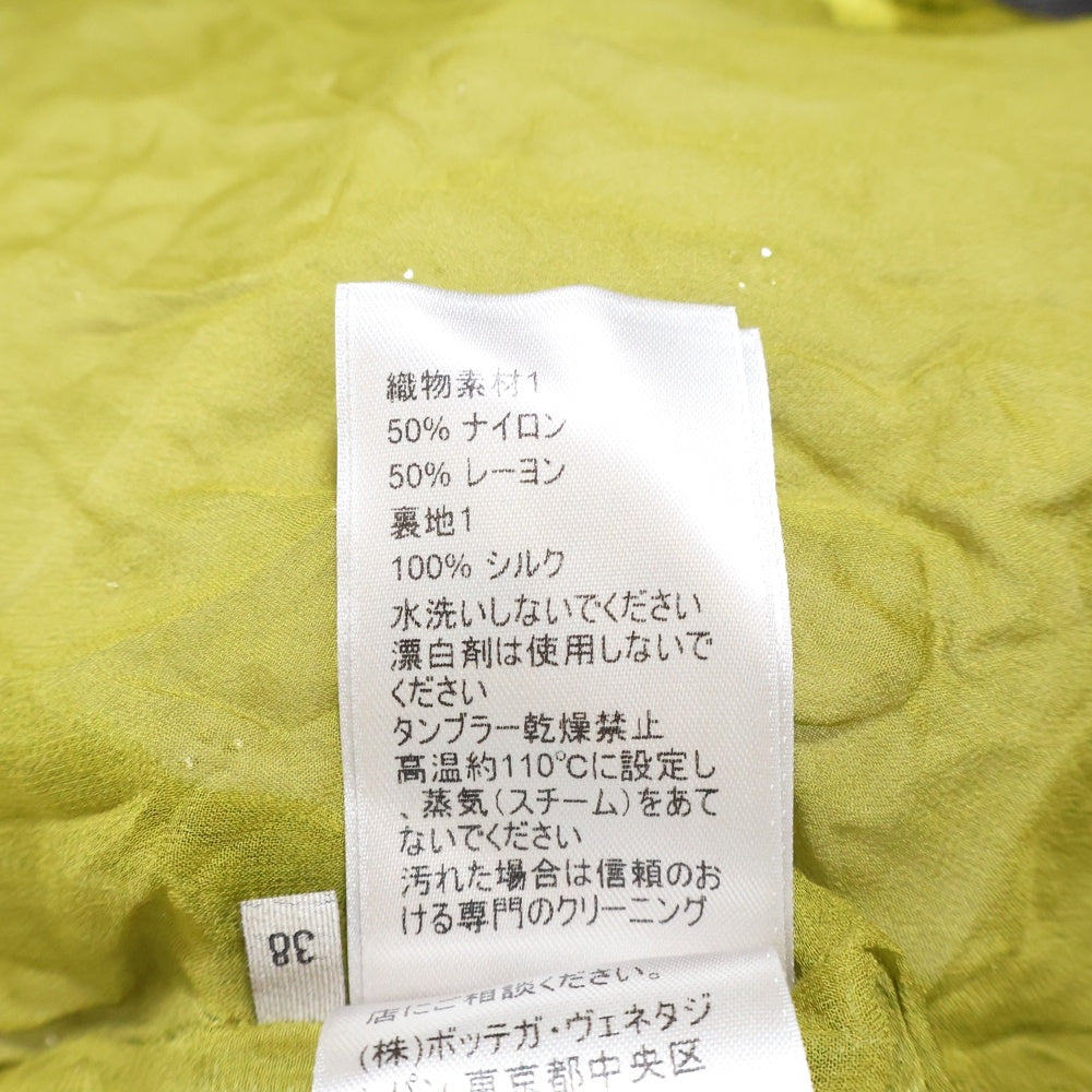 BOTTEGA VENETA(ボッテガヴェネタ) Eyelet Velvet Jumpsuit ラインストーン装飾 ベロアジャンプスーツ グリーン 504459 VEOC0