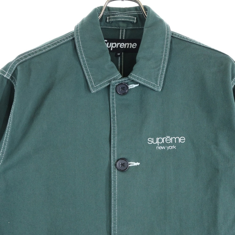 SUPREME(シュプリーム) 18SS Washed Work Trench Coat ロゴ刺繍