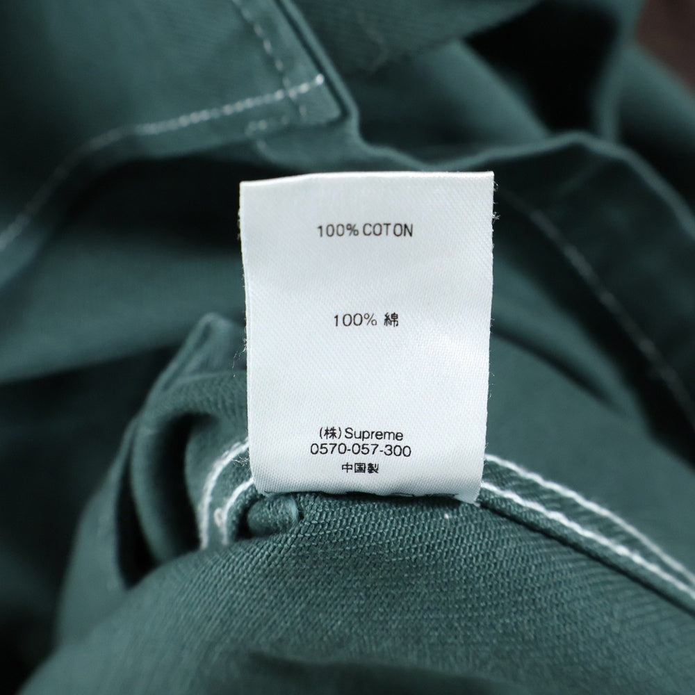 【送料無料】Supreme シュプリーム ウォッシュド ワーク トレンチコート SUPREME(シュプリーム) 18SS Washed Work Trench Coat ロゴ刺繍