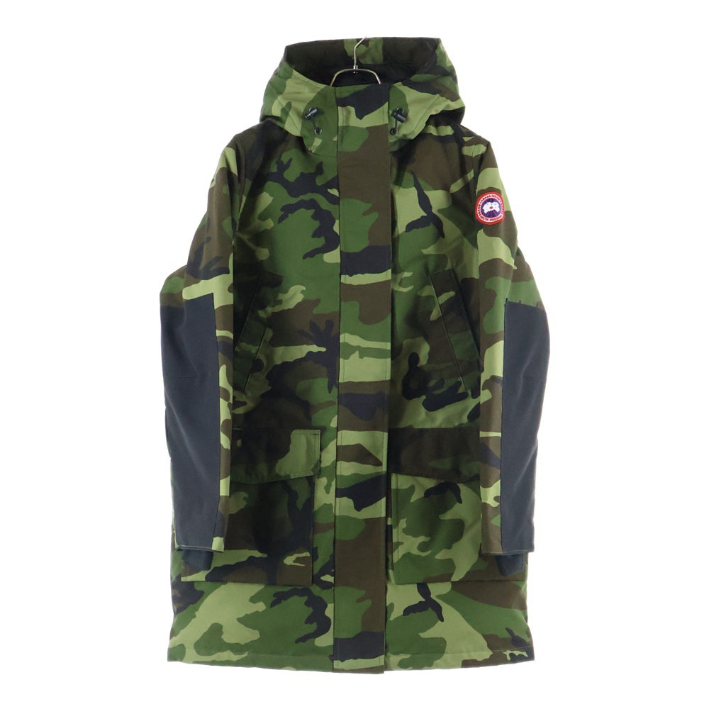 CANADA GOOSE(カナダグース) CANMORE PARKA キャンモアパーカー ロゴワッペン カモフラージュ 迷彩 ダウンジャケット カーキ 5807L