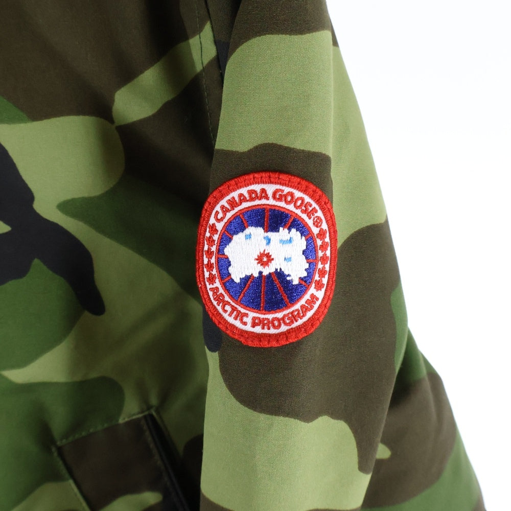 CANADA GOOSE(カナダグース) CANMORE PARKA キャンモアパーカー ロゴワッペン カモフラージュ 迷彩 ダウンジャケット カーキ 5807L