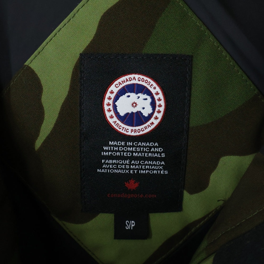 CANADA GOOSE(カナダグース) CANMORE PARKA キャンモアパーカー ロゴワッペン カモフラージュ 迷彩 ダウンジャケット カーキ 5807L
