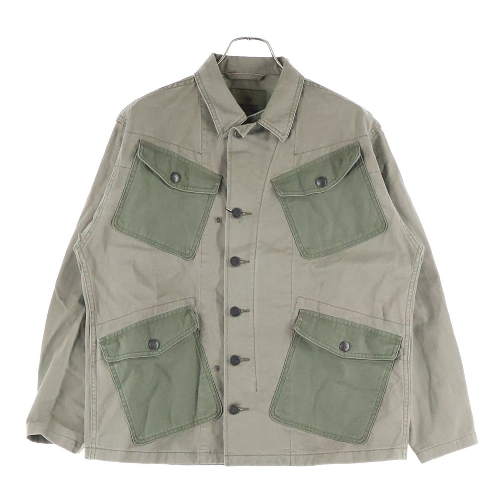 NIGEL CABOURN(ナイジェルケーボン) BEAMS別注 Field Jaket ビームス フィールドジャケット カバーオール カーキ 8049-00-30900