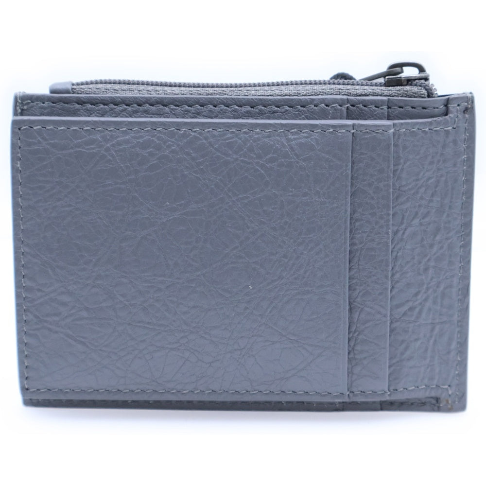 BALENCIAGA(バレンシアガ) Explorer Leather Card Case エクスプローラー レザーカードケース ミニウォレット 財布 グレー 505107